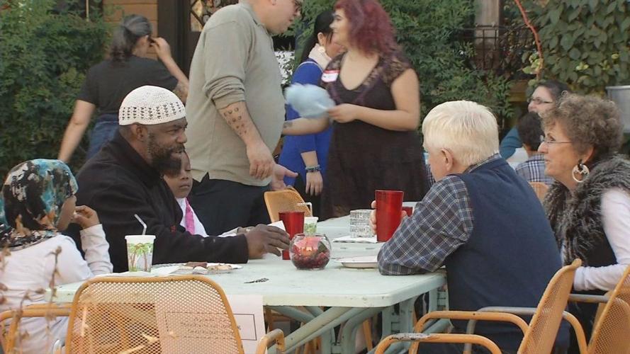 'The Big Table' potluck in Iroquois Park (Sept. 2017)
