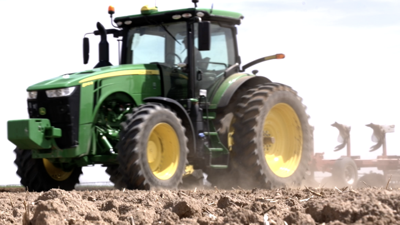 A tractor at a Kentucky farm