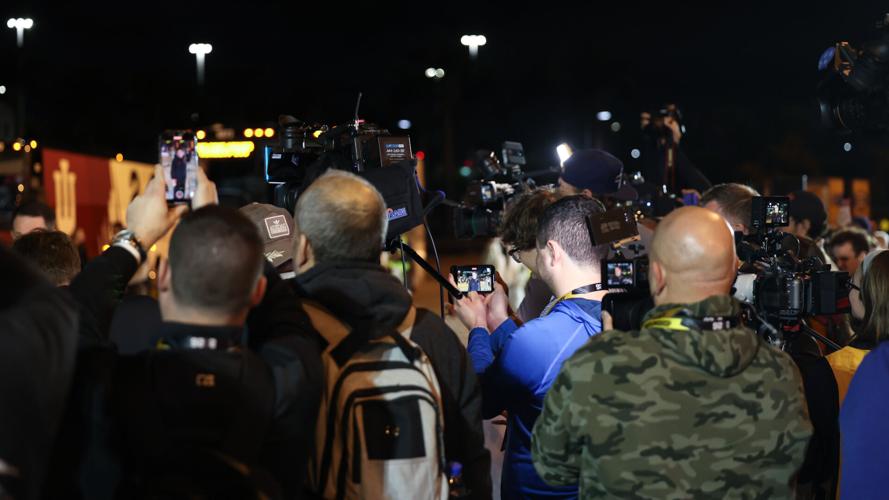 Indiana team arrival