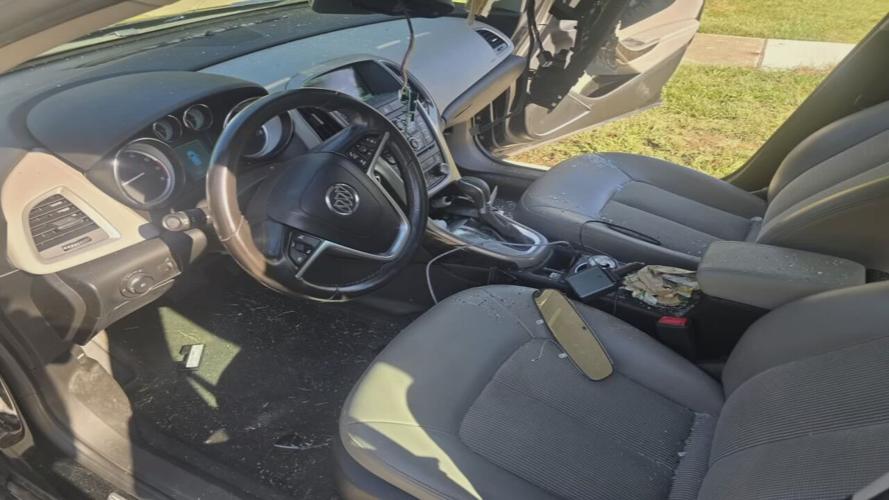 Metal smashes windshield in Jeffersontown 9-29-30