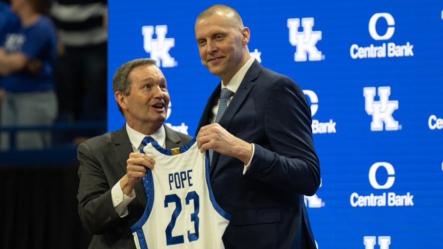 UKPOPE Mark Pope and Mitch Barnhart