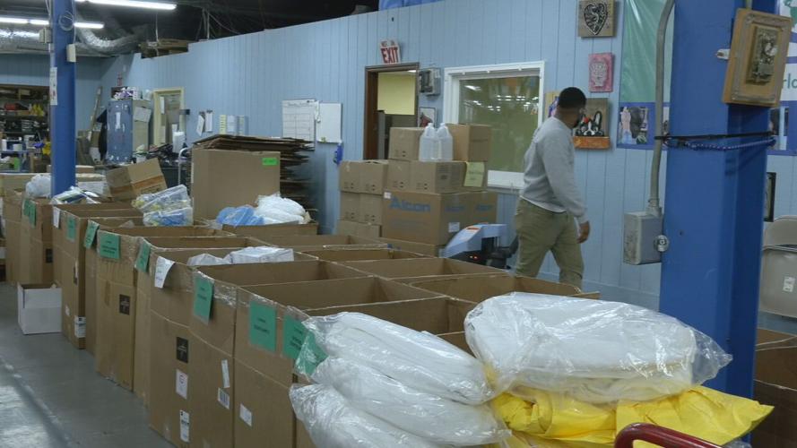 LMPD SUPPLIES FOR HOMELESS