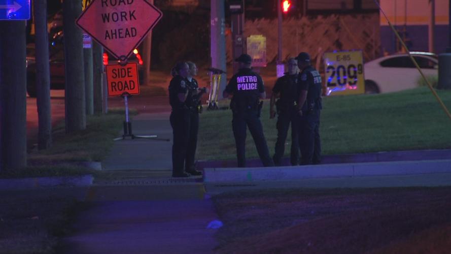 Taylor Boulevard crash involving motorcyclist (Aug. 16, 2018)