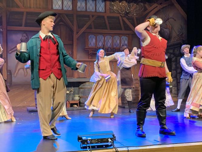 Beauty and the Beast rehearsal