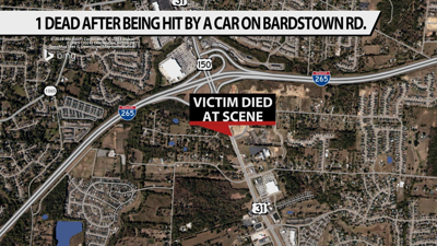 Pedestrian killed in Bardstown Road crash