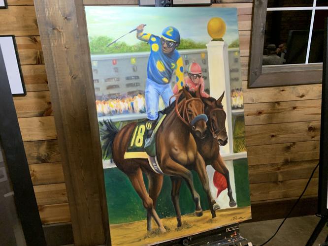 Arts on the Green Derby painting