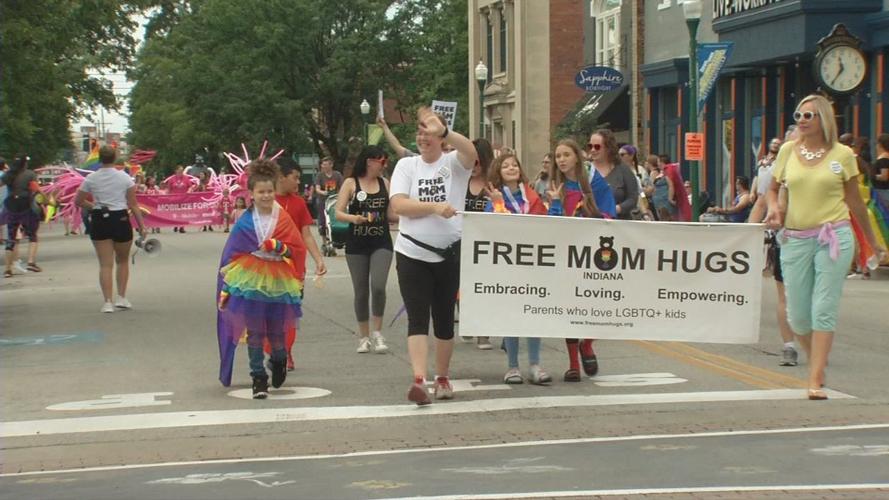 "Free Mom Hugs" at Southern Indiana Pride Parade