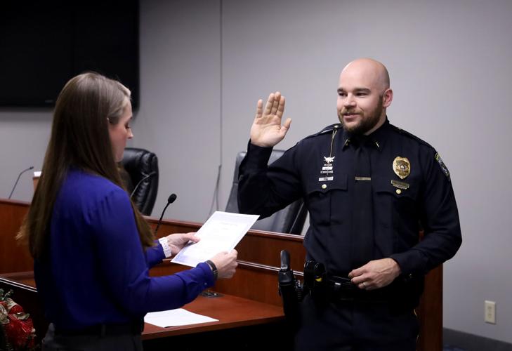 Eric Kruse sworn in by Charlestown Mayor Treva Hodges.jpg