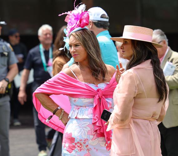 Fans on Kentucky Oaks Day 2025