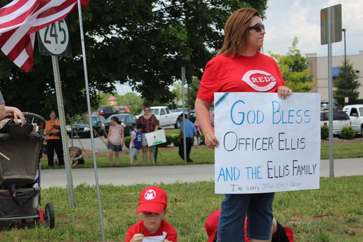 Funeral service and procession for Bardstown Police Ofc. Jason Ellis on May 30, 2013
