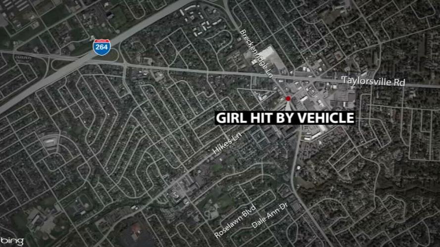 MAP - Child Struck on Breckenridge Lane in Louisville