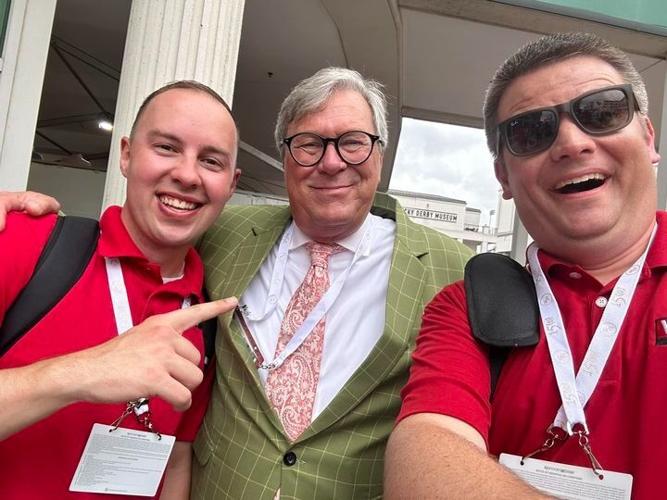 Dalton, Richard and Chris on Oaks at CD - 5.3.24