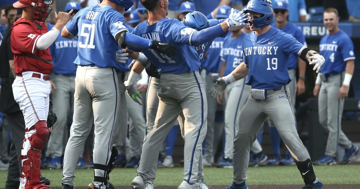 Kentucky routs Indiana 16-6 to force winner-take-all Lexington regional ...