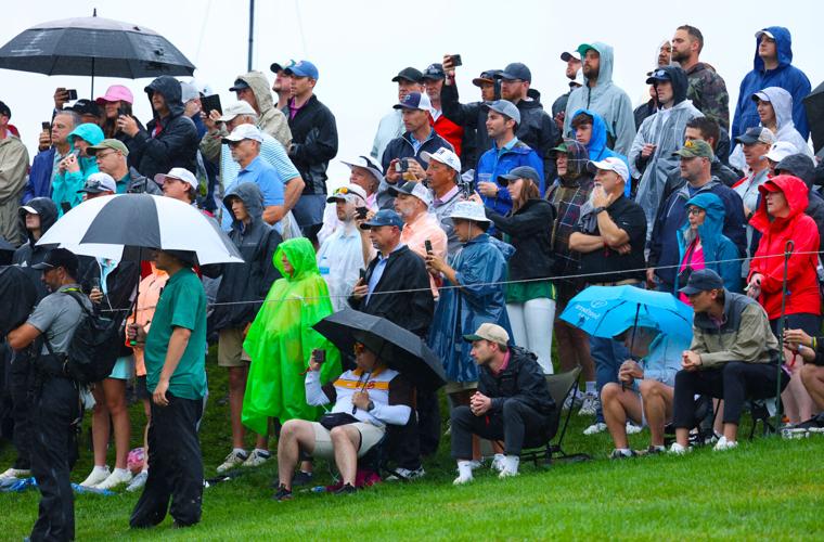 Fans watch second round of PGA Championship in Louisville.JPG