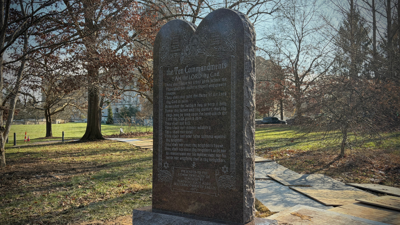 Ten Commandments monument