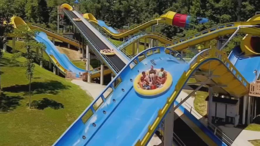 Water raft ride at Holiday World and Splashin' Safari
