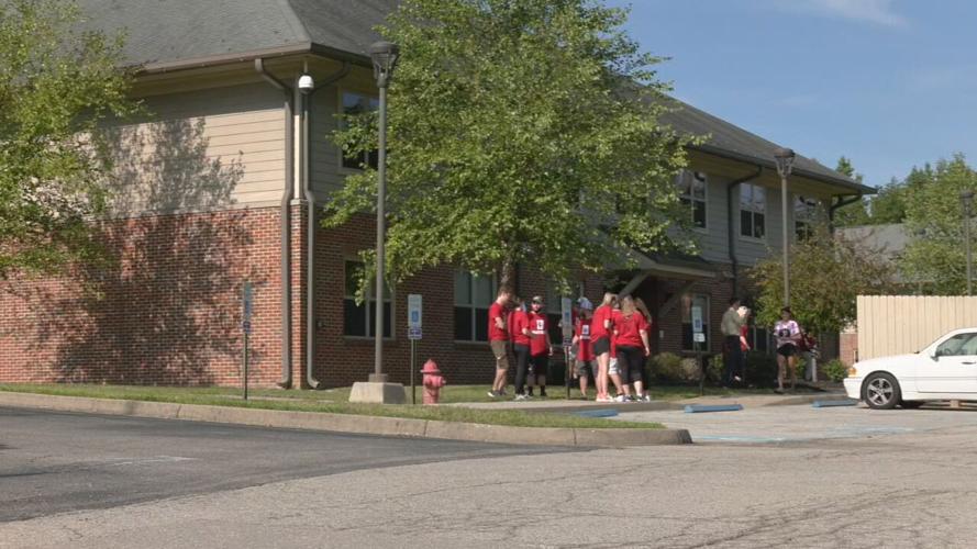Students move in to Indiana University Southeast