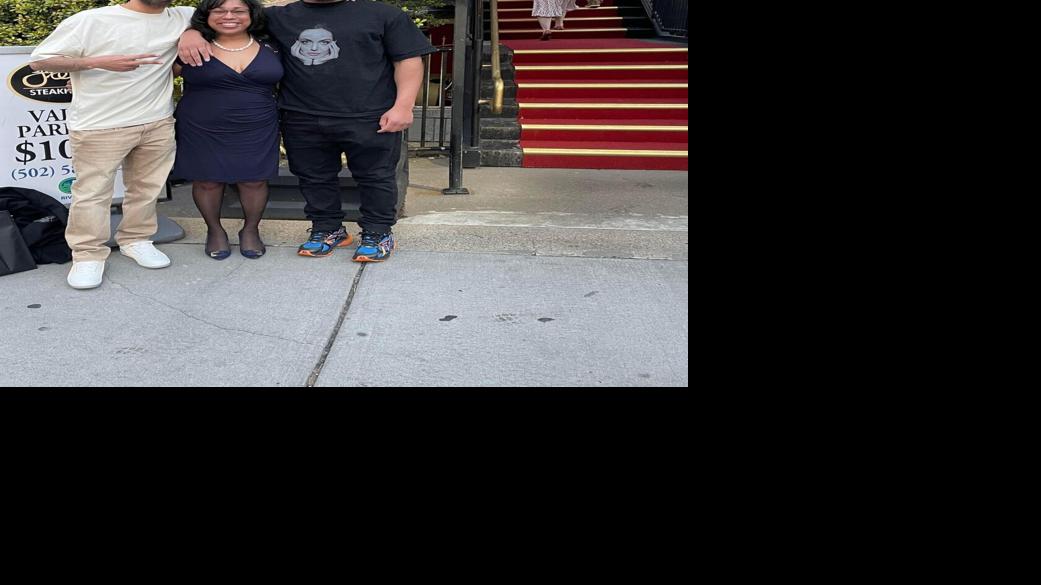 Estefany Rushin with her two sons Javen and Jason