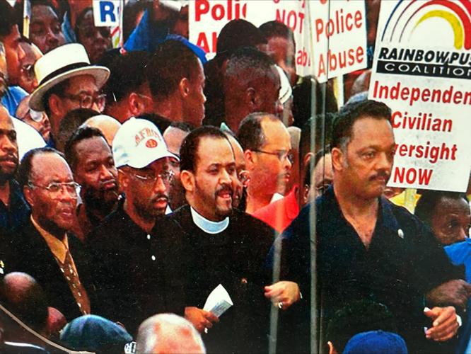 Rev. Elliott and Dr. Cosby with Jesse Jackson