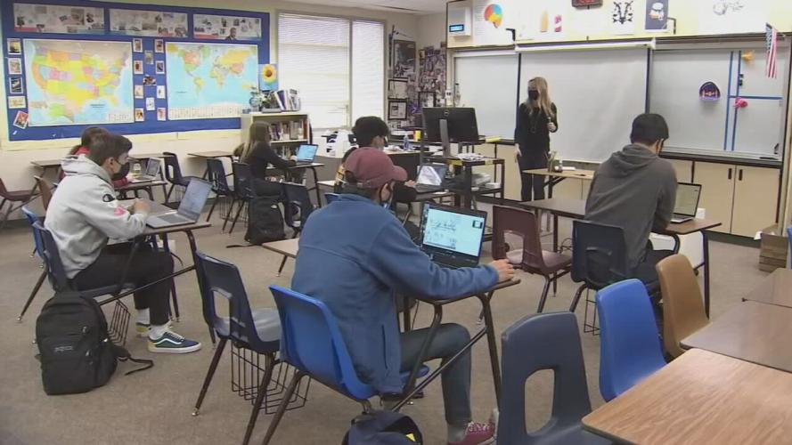 Students in class (during COVID-19 pandemic) - generic