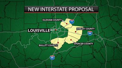 Proposed 50-mile interstate would provide new way around Louisville