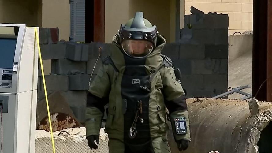 Explosive training at Muscatatuck Urban Training Center