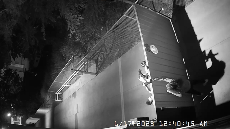 Surveillance video from Vendome