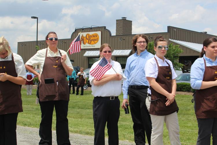 Funeral service and procession for Bardstown Police Ofc. Jason Ellis on May 30, 2013