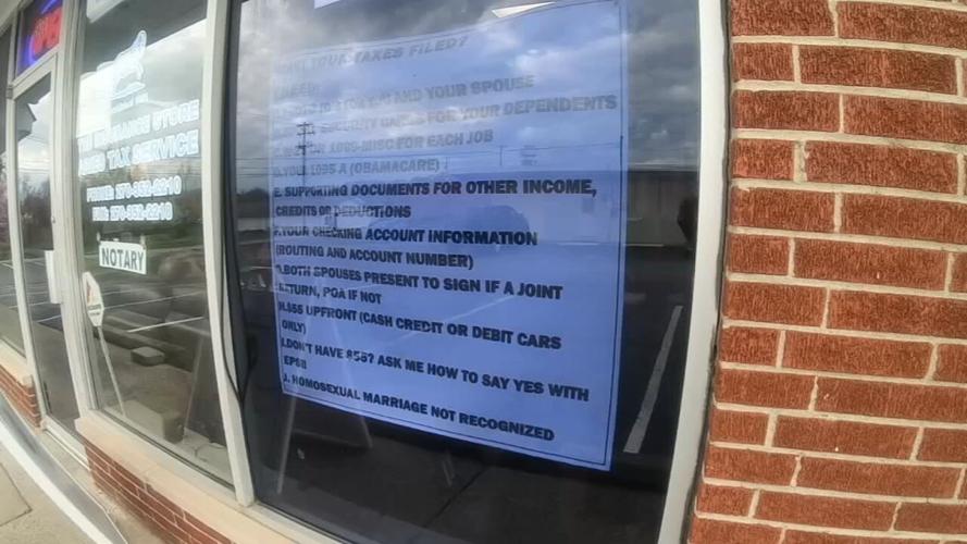 _Homosexual marriage not recognized_ sign at Radcliff tax service.jpeg