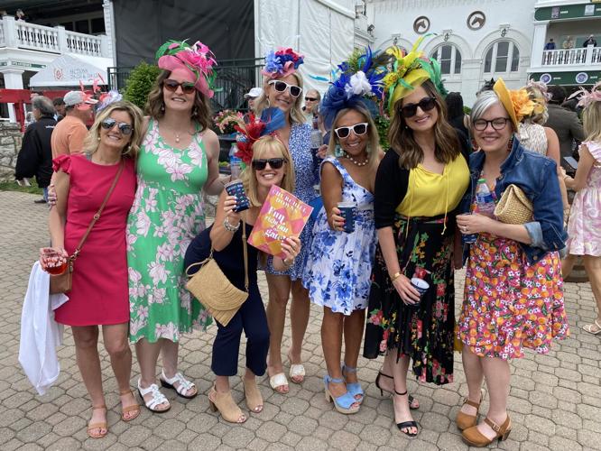 Group of nurses from Norton Healthcare enjoying the races