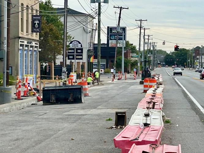 Nulu construction on East Market Street on 9.17.24