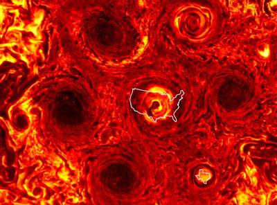 Remarkable 6 Part Cyclone Discovered In Our Solar System