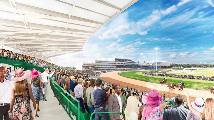 Churchill Downs rendering-Turn 1 lower concourse view