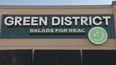 The Green District salad restaurant in Middletown