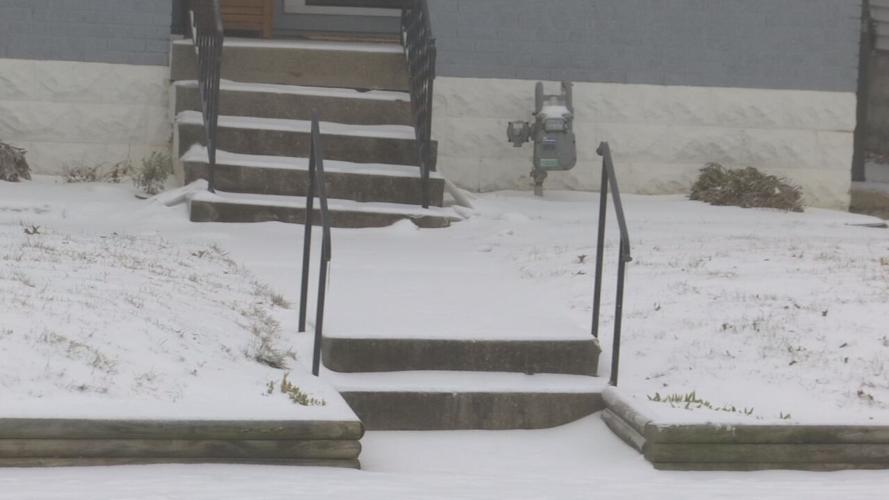 Snowy Sidewalk