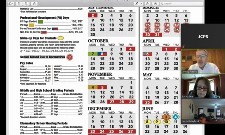 2022 23 Jcps Calendar Jcps Board Committee Suggests 2019-20 Calendar Changes Due To Covid-19 |  News | Wdrb.com