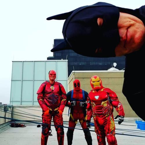 Superhero window washers - 2-20-19