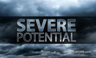 Severe risk posted for our area Friday