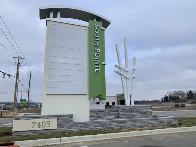 SouthPointe Commons monument sign 1-11-21