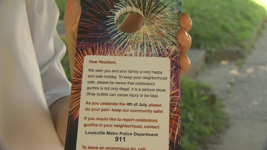 Celebratory gunfire hanger