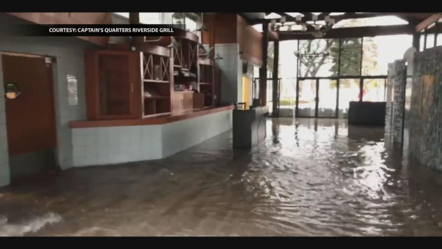 Captains Quarters intentionally flooded