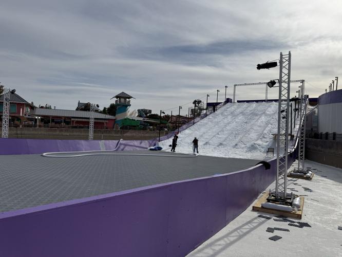 Christmas at Kentucky Kingdom prep 11-8-24