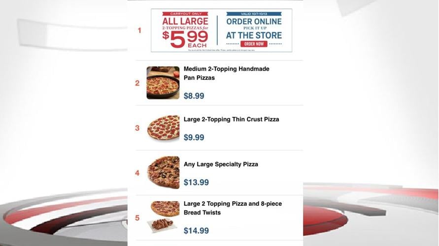 Dominos App Offers Screenshot