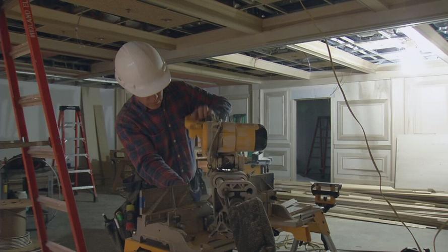 Construction at the Malone's location at The Paddock Shops in Louisville's East End