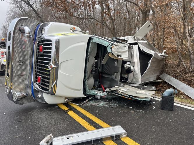 Overturned firetruck - 2.6.25