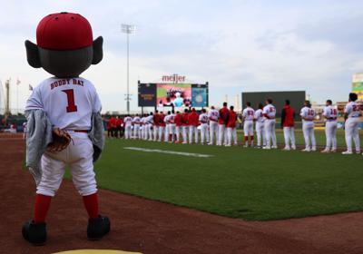 National Anthem at Louisville Bats game.JPG