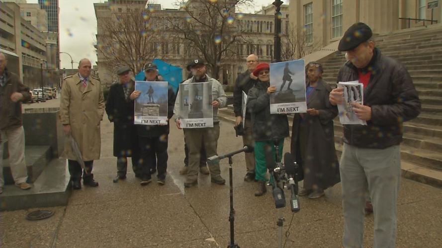 'Friends of Louisville Public Art' meets in support of John B. Catleman statue