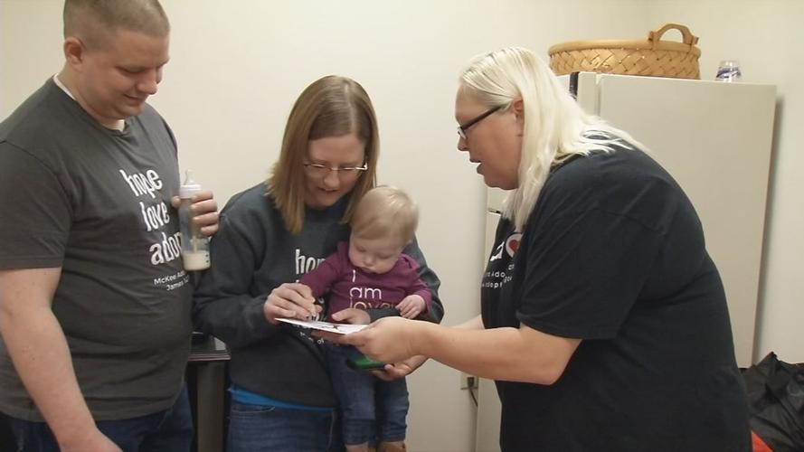 Clark County, Indiana courthouse - National Adoption Day, Nov. 22, 2019 - Adoption