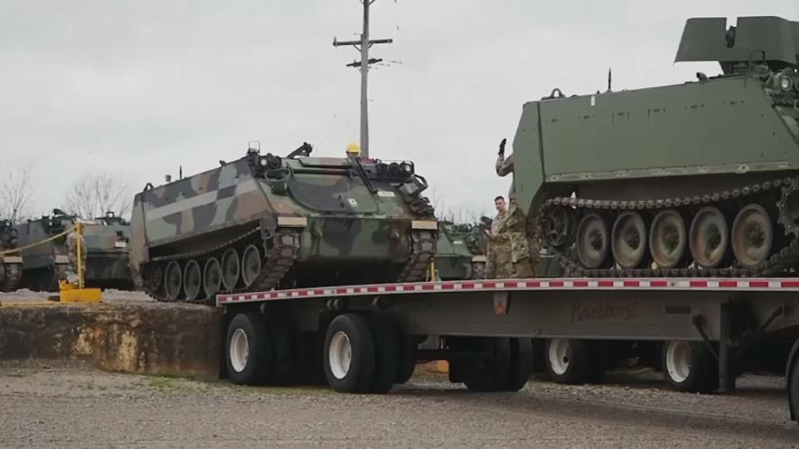 Indiana National Guard preparing equipment