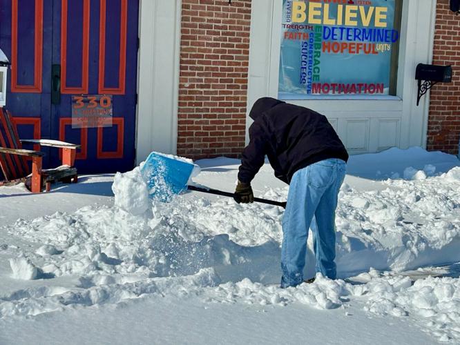 Snow in Jackson County, Indiana